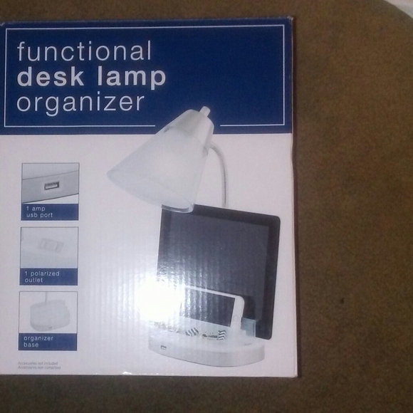 functional organizer desk lamp